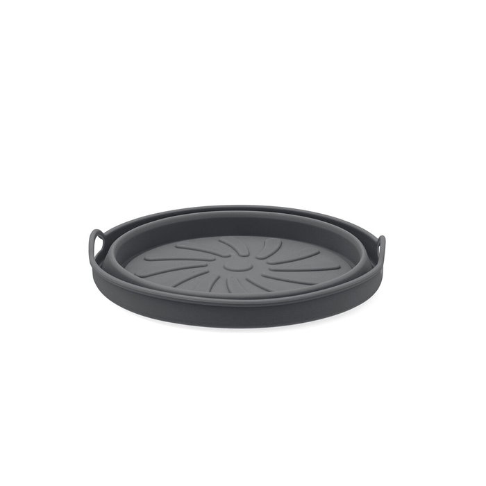 Quid Cesta Redonda Silicona Plegable Naturalia 20x20x7 cm Gris (12 Unidades) inevitable