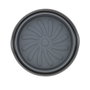 Quid Cesta Redonda Silicona Plegable Naturalia 20x20x7 cm Gris (12 Unidades) inevitable