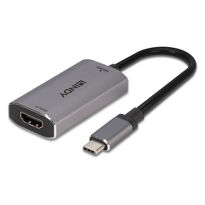 Lindy USB Type C a HDMI 8K60Hz con Soporte HDR y HDCP 2.2