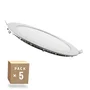 BX3 Light Pack 5 Placas LED Circulares 20W 1800 Lm Blanco Frío 6000K