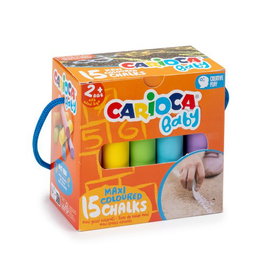 Carioca Tizas de Colores Maxi Estuche de 15