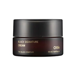 Ottie Black Line Snail Mucin Crema Hidratante y Humectante de Día y Noche, 50 ml