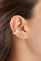 Heliophilia Silver ELKAB92225R Pendientes de Plata de Ley 925 con Acabado en Oro Rosa, Rodio Fortalecido y Antialérgicos