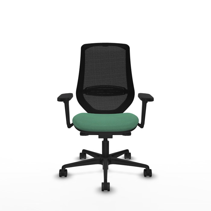 PIQUERAS Y CRESPO Silla de oficina Mardos Verde esmeralda y Negro