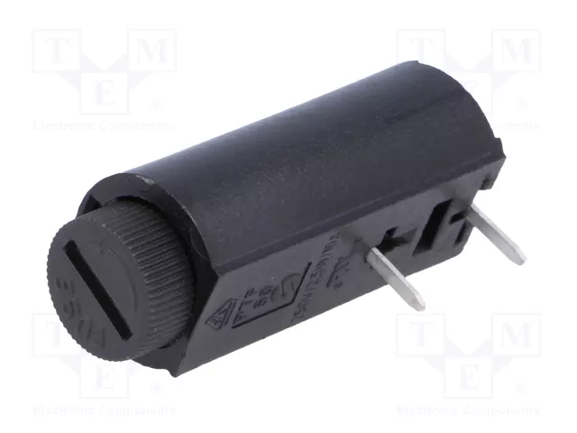 Stelvio Kontek Portafusibles para Fusibles Cilíndricos 5x20mm THT Stelvio Kontek Portafusibles para Fusibles Cilíndricos 5x20mm THT