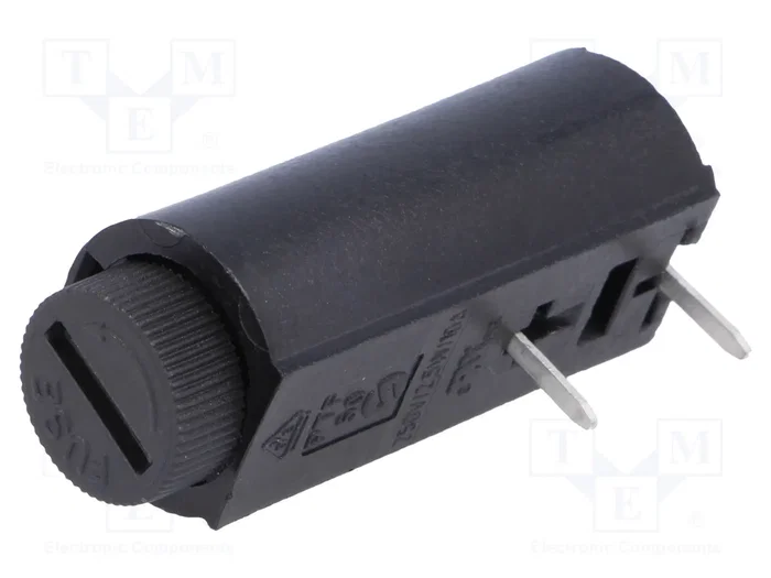 Stelvio Kontek Portafusibles para Fusibles Cilíndricos 5x20mm THT Stelvio Kontek Portafusibles para Fusibles Cilíndricos 5x20mm THT