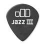 Dunlop Púas Tortex Pitch Black Jazz III 1,14 mm (pack de 12)