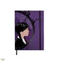 Cinereplicas Cuaderno o Agenda Rígido Wednesday Addams con Motivo de Miercoles y Enid - Colección Cinereplicas