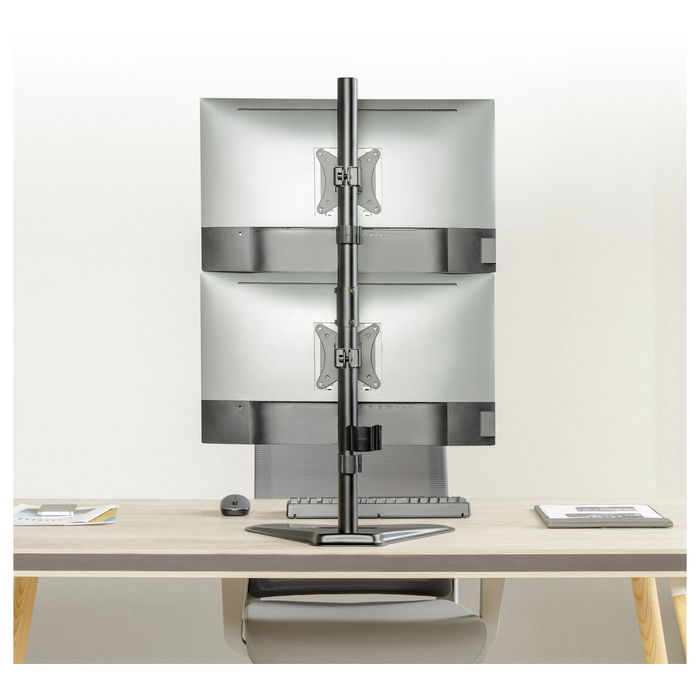 EQUIP Tischfuß 17"-32"/2TFT 360° Vertikal 9Kg schwarz retail