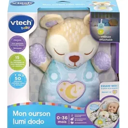 Vtech Baby VT3417765398056 My Lumi Dodo Bear Peluche Interactivo para Bebé