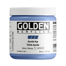 Golden Heavy Body Acrílico Azurite Hue 237 ml