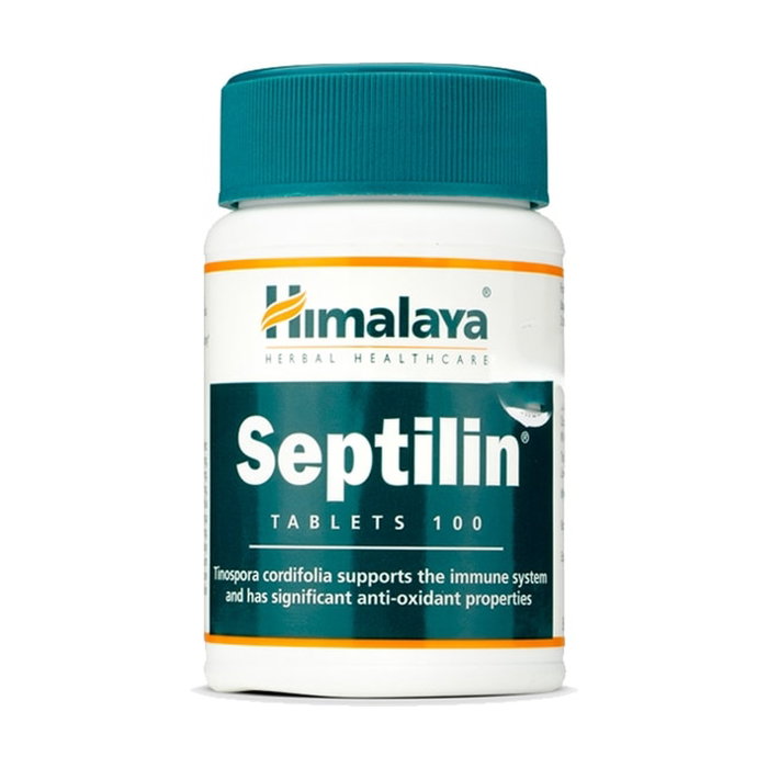 Himalaya Herbals Septilin 100 tabletas Complemento Alimenticio Fortalece Sistema Inmune