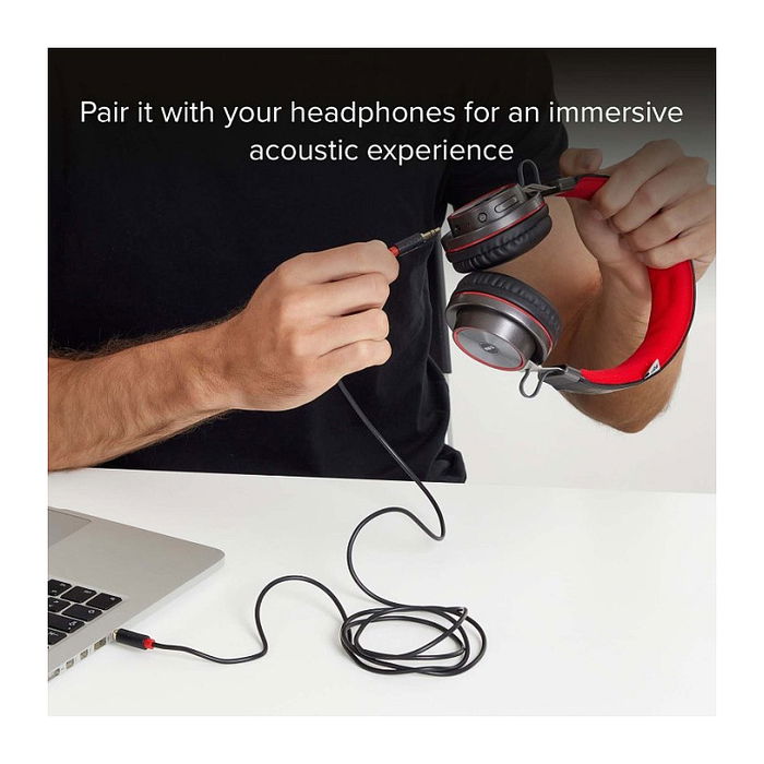 SBS TECABLE35KR Cable de Audio 3.5mm Macho a Macho 1.5m Negro, Conector Recto Chapado en Oro, Para Auriculares, Altavoces