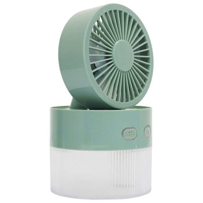 Jet Lag Ventilador Pulverizador LED USB.