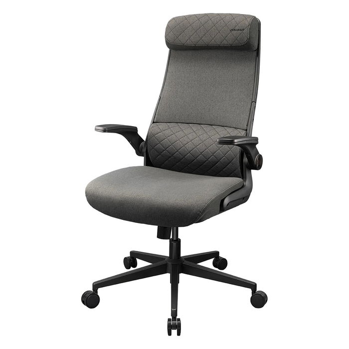 COUGAR Silla Gaming/Oficina Stryder, Tela, Gris, Reposabrazos Ajustable, Almohada Lumbar, Respaldo Ajustable, Función Basculante, Peso Máx. 120 kg