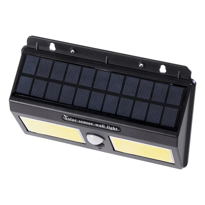 LED Aplique Solar IP65 LUM-YC-SW8019-COB con Sensor PIR Batería 3.7V 1.200mAh Luz Exterior