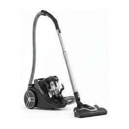 Rowenta RO7935 Aspiradora Cilíndrica Sin Bolsa Silence Force Cyclonic 500W, Filtro HEPA, 2.5L, Cepillo para Parquet y Muebles, Negro