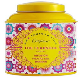 The Capsoul Infusión a Granel Frutas del Bosque 100g - Fresca y Afrutada con Hibisco, Arándanos y Fresa