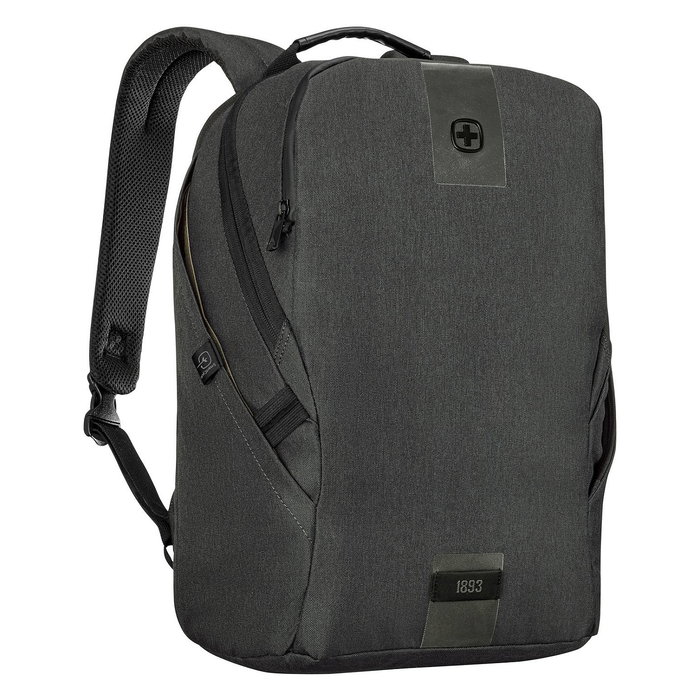 Wenger MX ECO Light Mochila Portátil 16 Pulgadas con Bolsillo para Tablet 10 Pulgadas, Color Charcoal