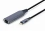 Gembird A-USB3C-LAN-01 Adaptador USB Tipo-C a RJ45 Gigabit Network Gris Espacial