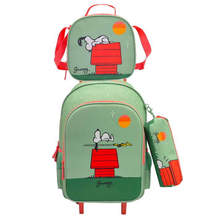 CYP BRANDS Set Trolley + portatodo + bolsa portameriendas Snoopy Peanuts CYP BRANDS Set Trolley + portatodo + bolsa portameriendas Snoopy Peanuts