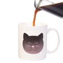 The Concept Factory Mug Gato Cambio Color Con Calor 350 ml