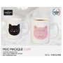 The Concept Factory Mug Gato Cambio Color Con Calor 350 ml