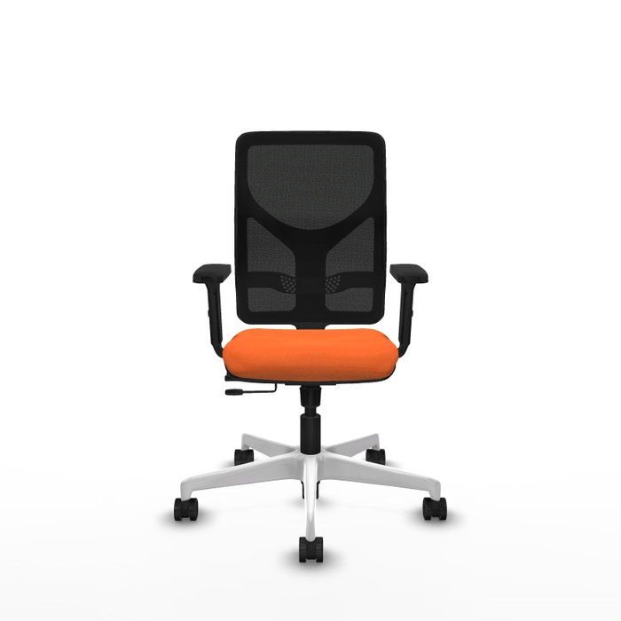 PIQUERAS Y CRESPO Silla de oficina Motilla Naranja y Negro PIQUERAS Y CRESPO Silla de oficina Motilla Naranja y Negro
