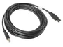 Lanberg CA-USBA-10CC-0050-BK Cable USB 2.0 de 5 metros, USB A Macho a USB B Macho, Negro