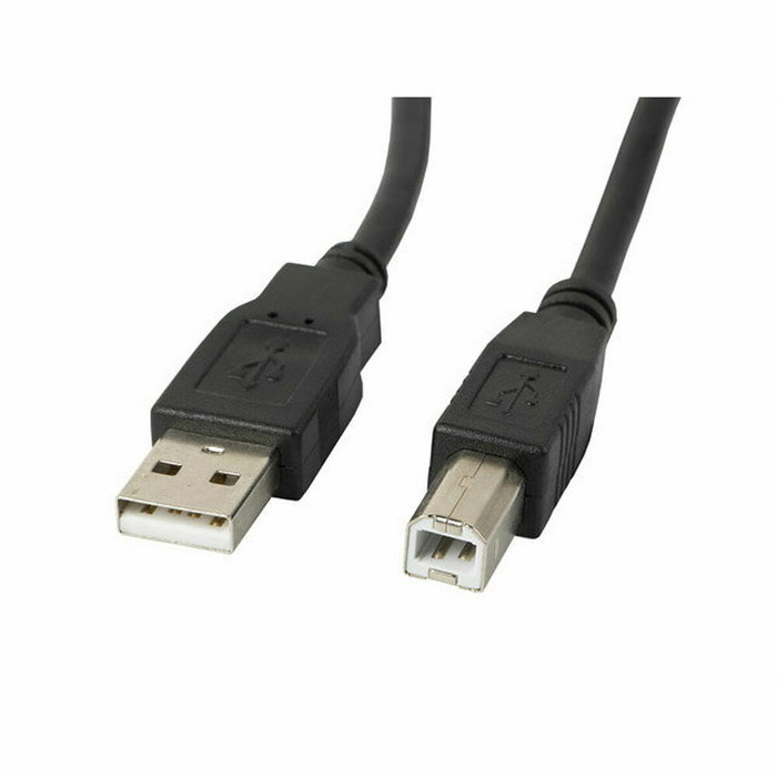 Lanberg CA-USBA-10CC-0050-BK Cable USB 2.0 de 5m Negro
