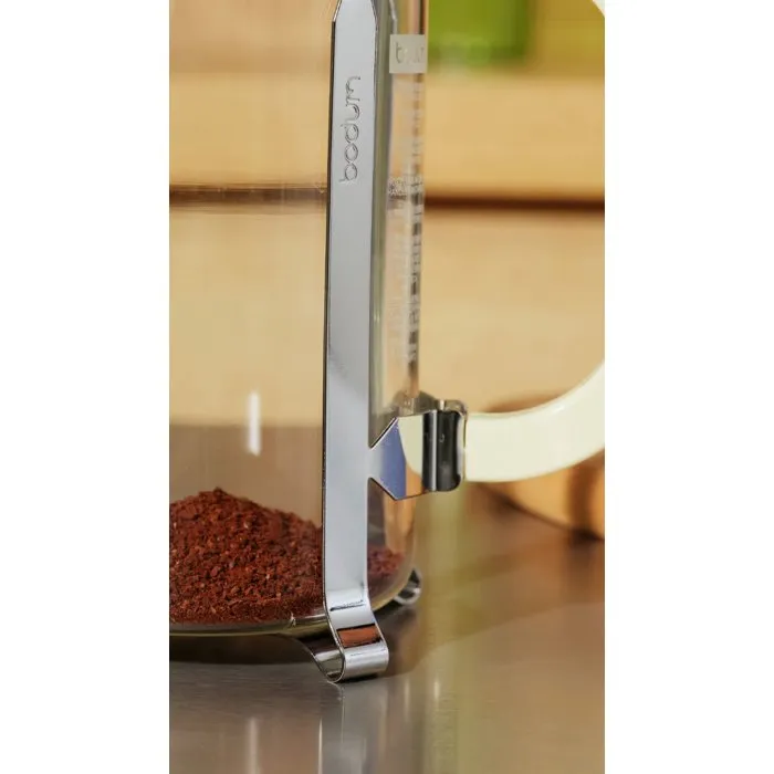 Bodum BOD0699965637750 Cafetera de Émbolo o Prensa Francesa con Jarra de Cristal, 1 Litro (8 Tazas)