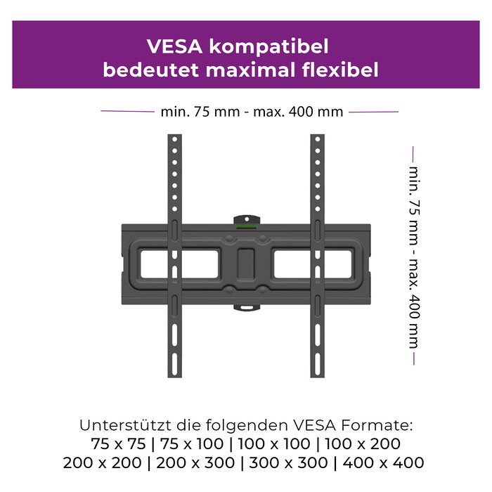Ultron WM200 Soporte de Pared para Pantalla Plana de 32-60" con Inclinación y Ángulo Ajustable Ultron WM200 Soporte de Pared para Pantalla Plana de 32-60" con Inclinación y Ángulo Ajustable
