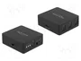 DeLOCK Conmutador S/PDIF TOSLINK 3 In 1 con mando IR y USB