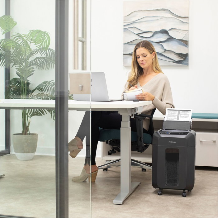 Fellowes AutoMax 90M Destructora de Papel Microcorte Negra