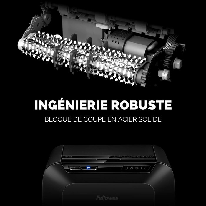 Fellowes AutoMax 90M Destructora de Papel Microcorte Negra