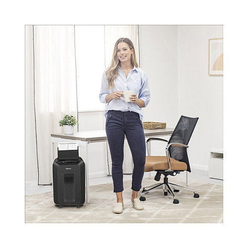 Fellowes AutoMax 90M Destructora de Papel Automática Microcorte 4x12mm 90 Hojas P-4 Negro Fellowes AutoMax 90M Destructora de Papel Automática Microcorte 4x12mm 90 Hojas P-4 Negro