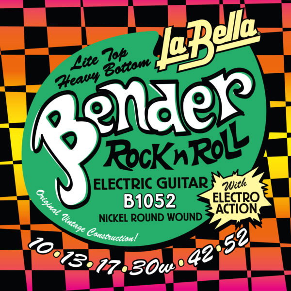Juego de Cuerdas para Guitarra Eléctrica La Bella Super Bender Lthb 10-52 Juego de Cuerdas para Guitarra Eléctrica La Bella Super Bender Lthb 10-52