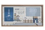 DKD Home Decor Marco Multifoto MDF Blanco para 2 Fotos