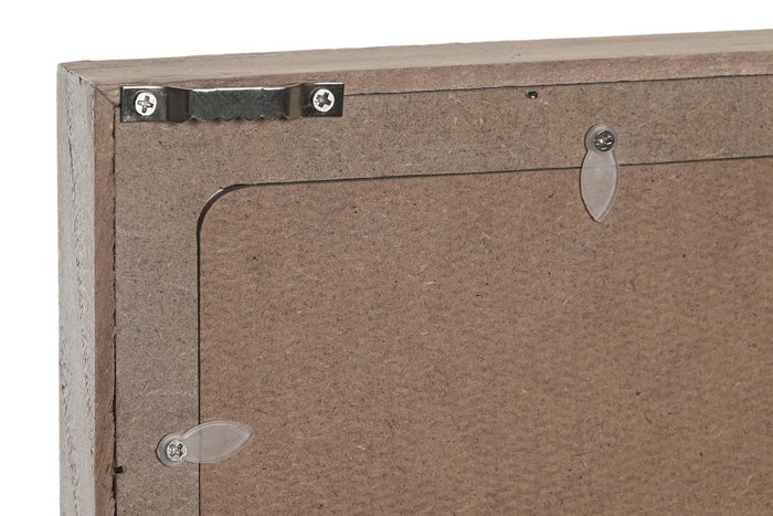 DKD Home Decor Marco Multifoto MDF Blanco para 2 Fotos