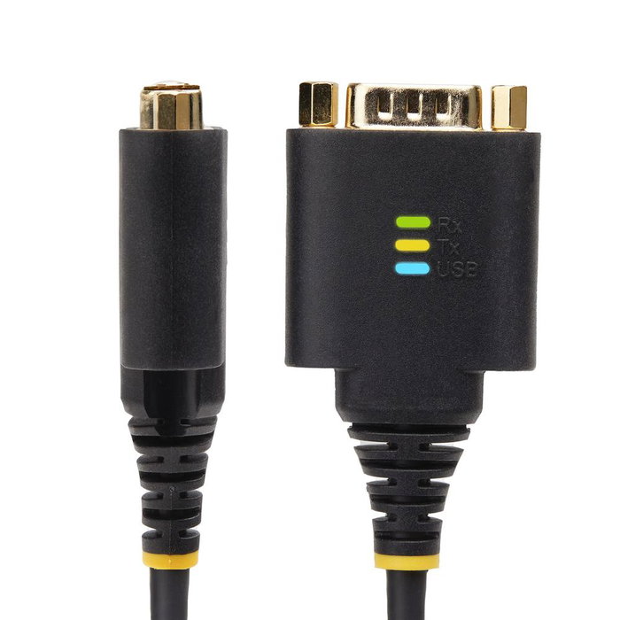 Startech.com adaptador USB a serial con cambiador de género DB9 RS-232, 2 puertos, negro y gris Startech.com adaptador USB a serial con cambiador de género DB9 RS-232, 2 puertos, negro y gris