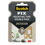 Scotch Scotch-Fix Cinta de montaje de doble cara para interiores 19mm x 1,5m