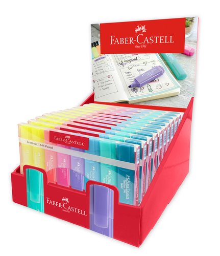 Marcador Fluor Faber-Castell Textliner 1546 Pastel Estuche De 8 Expositor De 11 (10 + 1 Sin Cargo) (2X Amarillo, Rosa, Albaricoque, Lila, Azul Palido, Turquesa Y Aquamarina) Marcador Fluor Faber-Castell Textliner 1546 Pastel Estuche De 8 Expositor De 11 (10 + 1 Sin Cargo) (2X Amarillo, Rosa, Albaricoque, Lila, Azul Palido, Turquesa Y Aquamarina)
