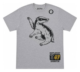 Harry Potter Camiseta Hufflepuff 07 Quidditch Badger Talla L