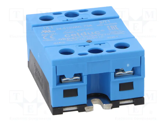 CELDUC Relé de semiconductor SO8 75A 24-510V AC