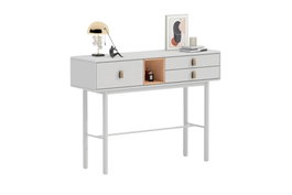 DKD Home Decor Consola Urban Blanco Natural MDF PU 120 x 90 x 35 cm