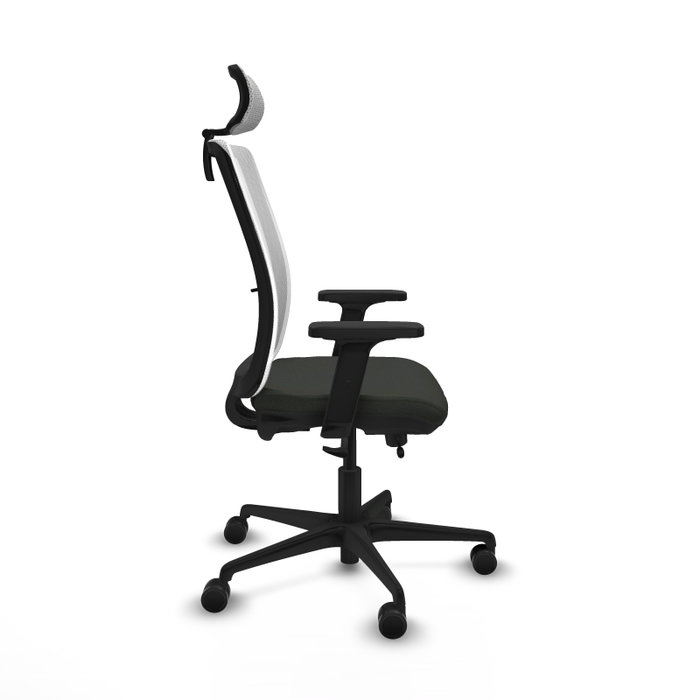 PIQUERAS Y CRESPO Silla de oficina Haches Negro y Blanco