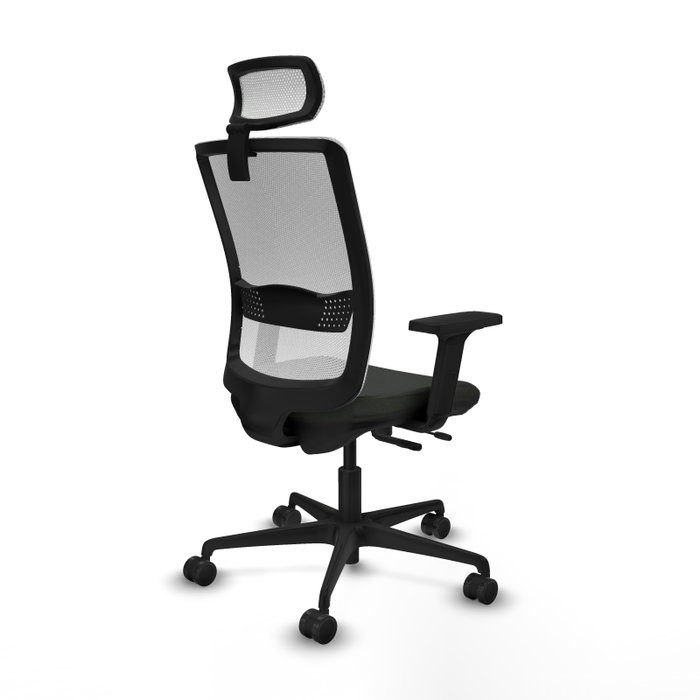 PIQUERAS Y CRESPO Silla de oficina Haches Negro y Blanco