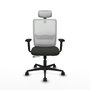 PIQUERAS Y CRESPO Silla de oficina Haches Negro y Blanco