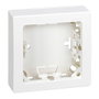Simon Interruptor doble de superficie Simon73 Loft Blanco