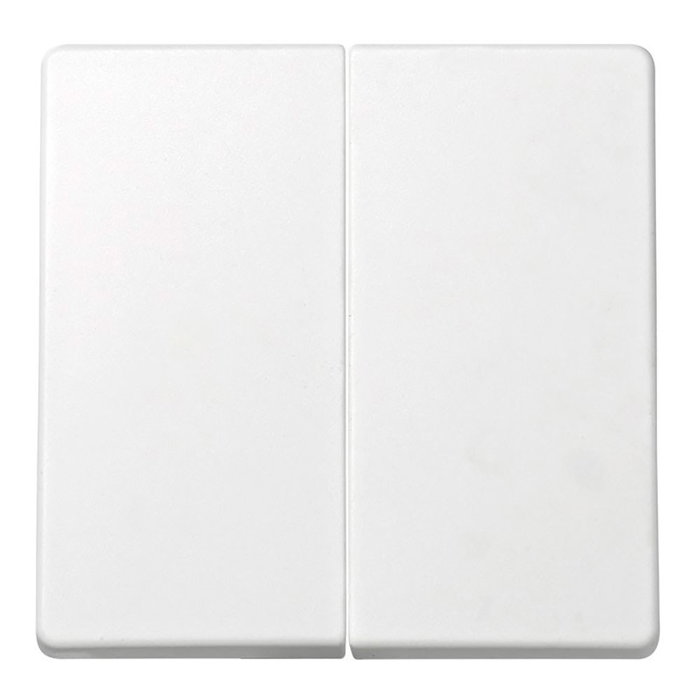 Simon Interruptor doble de superficie Simon73 Loft Blanco
